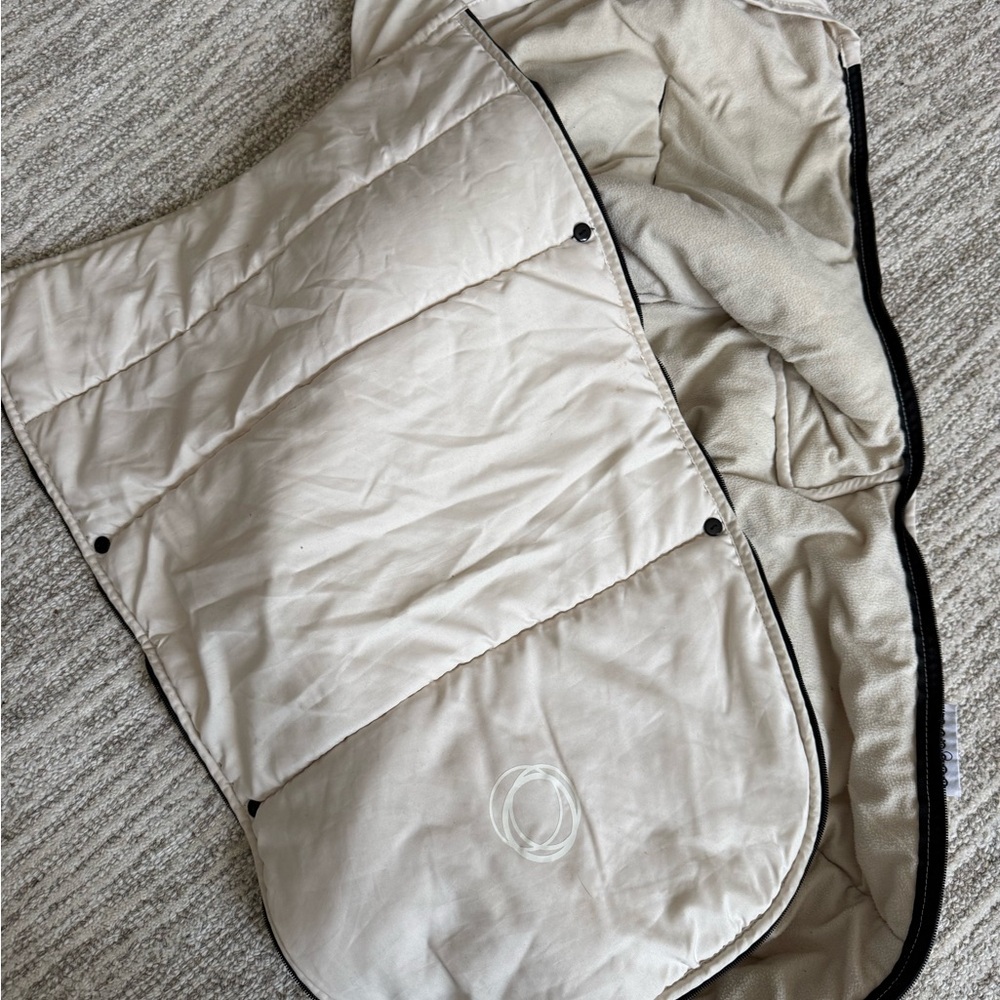 Bugaboo foot muff Cream Quilted Blanket